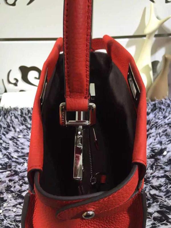 フェンディ コピー FENDI ★人気 SELLERIA PEEKABOO レギュラーサイズ Red 8BN290Q0JF0N7A